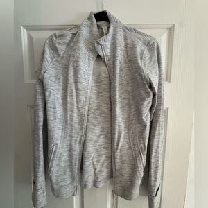 Lululemon Athletica Striped Gray Jacket